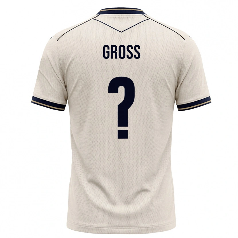 Danxen Kvinder Elia Groß #0 Off-White Blækblå Udebane Spillertrøjer 2026/27 Trøje T-Shirt