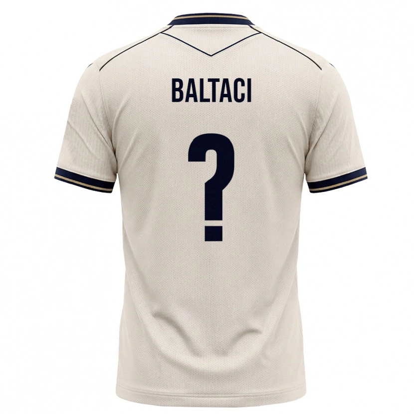 Danxen Kvinder Ali Baltaci #0 Off-White Blækblå Udebane Spillertrøjer 2026/27 Trøje T-Shirt