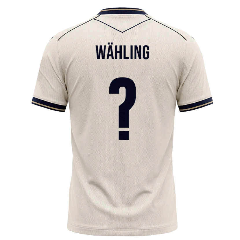 Danxen Kvinder Jamie Wähling #0 Off-White Blækblå Udebane Spillertrøjer 2026/27 Trøje T-Shirt