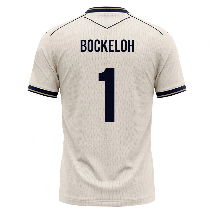 Danxen Kvinder Leonhard Bockeloh #1 Off-White Blækblå Udebane Spillertrøjer 2026/27 Trøje T-Shirt