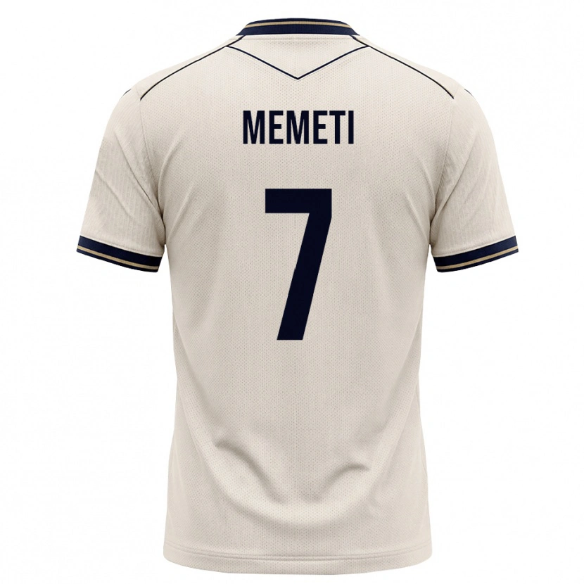 Danxen Kvinder Erëleta Memeti #7 Off-White Blækblå Udebane Spillertrøjer 2026/27 Trøje T-Shirt