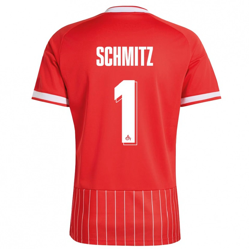 Danxen Kvinder Lisa Schmitz #1 Rød Hvid Grøn Udebane Spillertrøjer 2026/27 Trøje T-Shirt