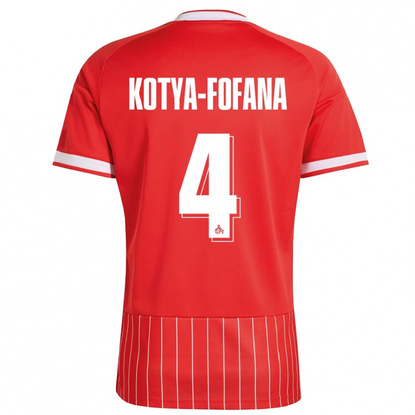 Danxen Kvinder Assad Kotya-Fofana #4 Rød Hvid Grøn Udebane Spillertrøjer 2026/27 Trøje T-Shirt