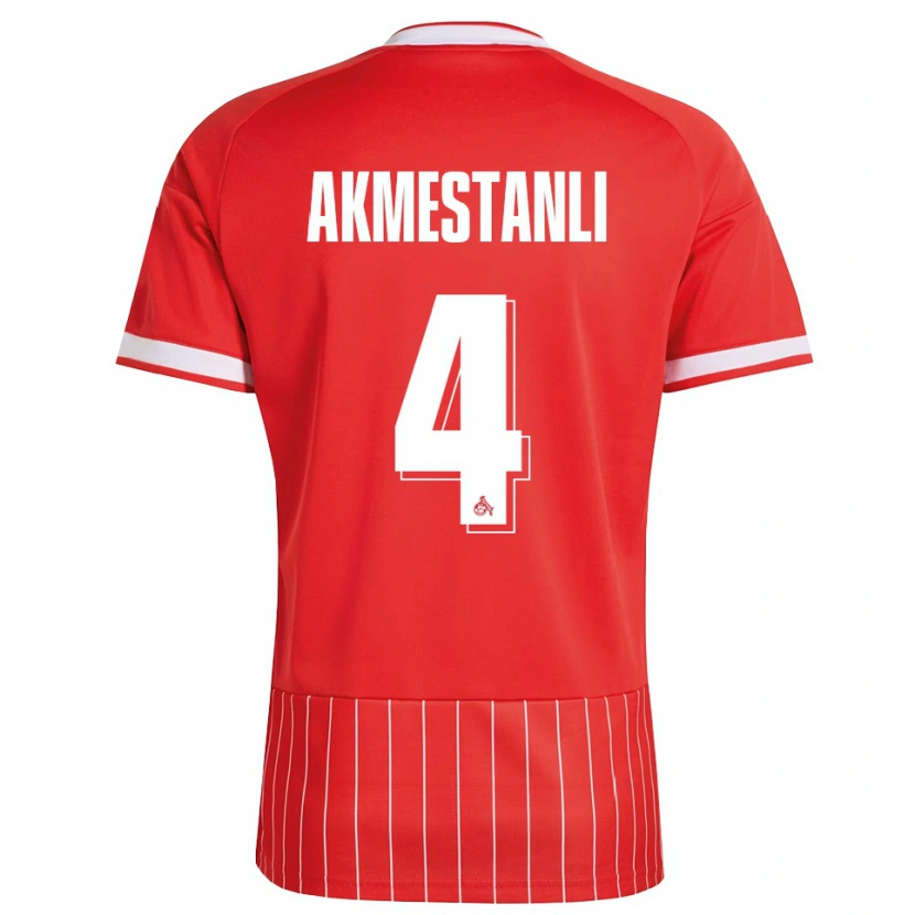 Danxen Kvinder Teoman Akmestanli #4 Rød Hvid Grøn Udebane Spillertrøjer 2026/27 Trøje T-Shirt