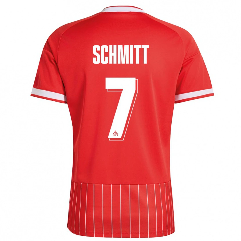 Danxen Kvinder Oliver Schmitt #7 Rød Hvid Grøn Udebane Spillertrøjer 2026/27 Trøje T-Shirt