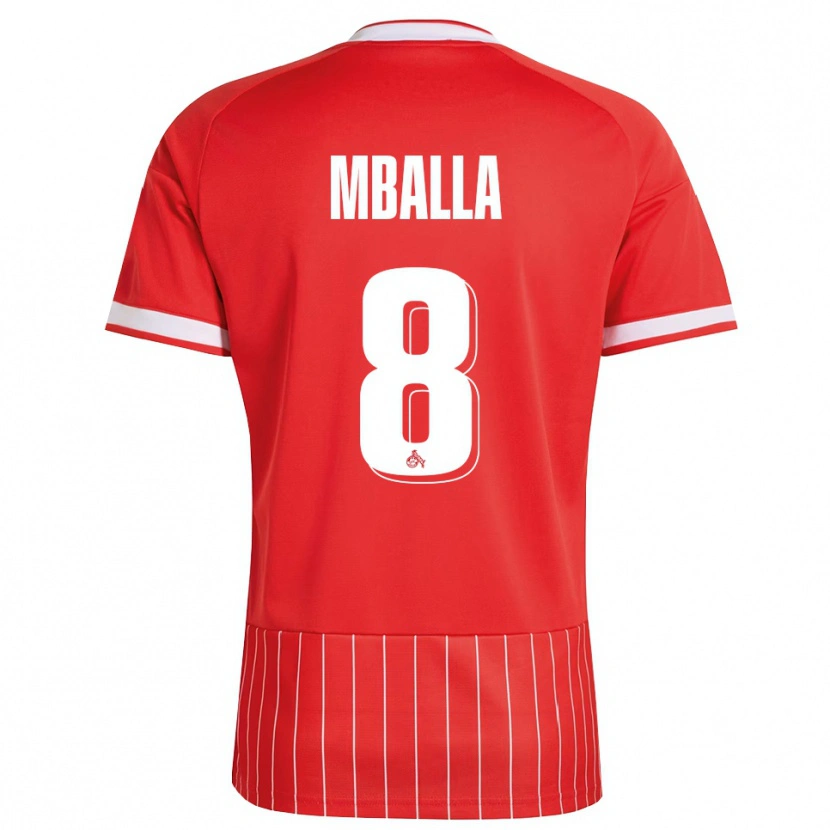Danxen Kvinder Loiks Mballa #8 Rød Hvid Grøn Udebane Spillertrøjer 2026/27 Trøje T-Shirt