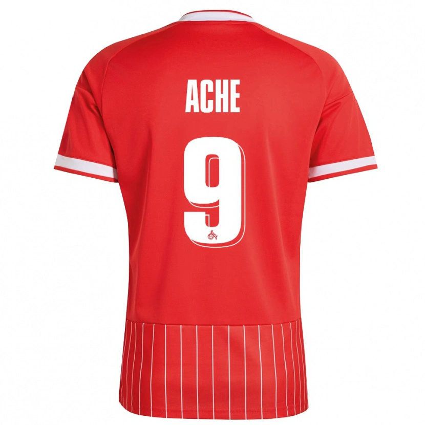 Danxen Kvinder Ragnar Ache #9 Rød Hvid Grøn Udebane Spillertrøjer 2026/27 Trøje T-Shirt