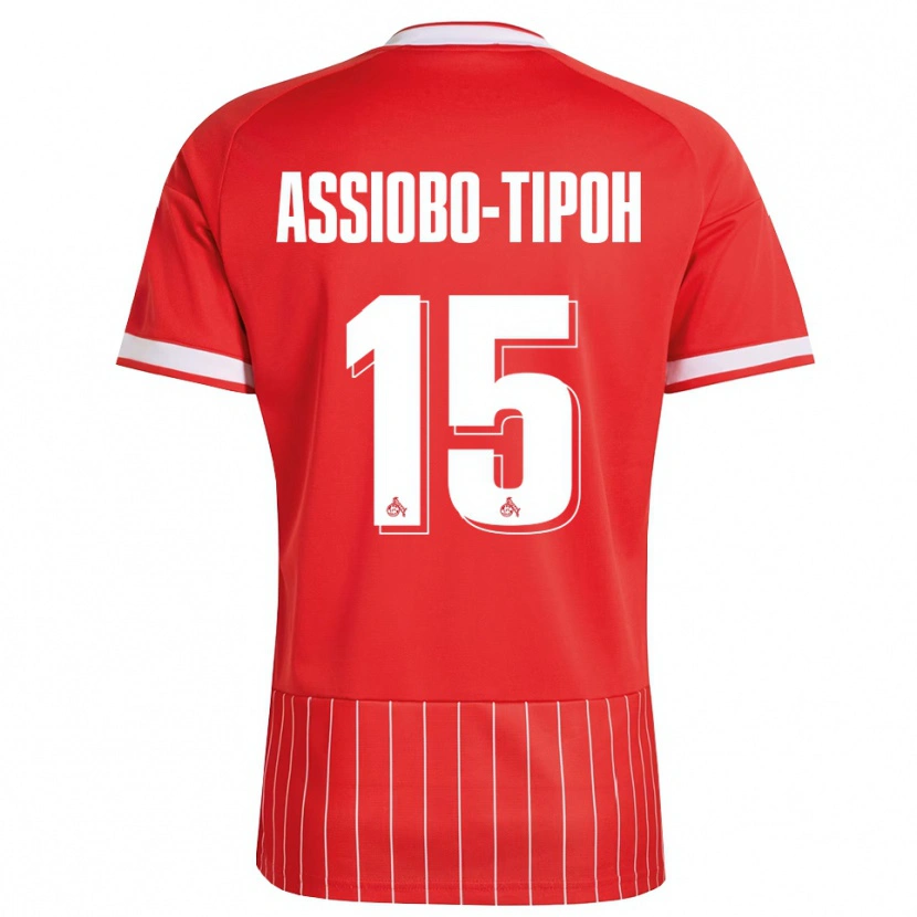 Danxen Kvinder Elfried Assiobo-Tipoh #15 Rød Hvid Grøn Udebane Spillertrøjer 2026/27 Trøje T-Shirt