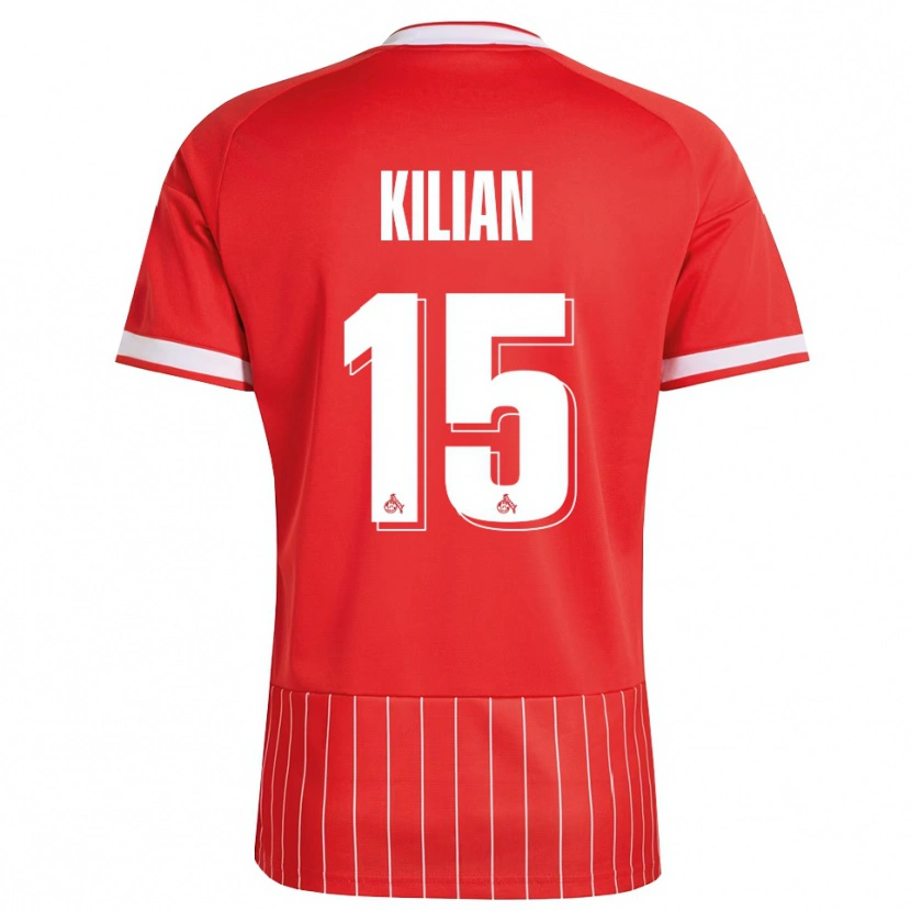 Danxen Kvinder Luca Kilian #15 Rød Hvid Grøn Udebane Spillertrøjer 2026/27 Trøje T-Shirt