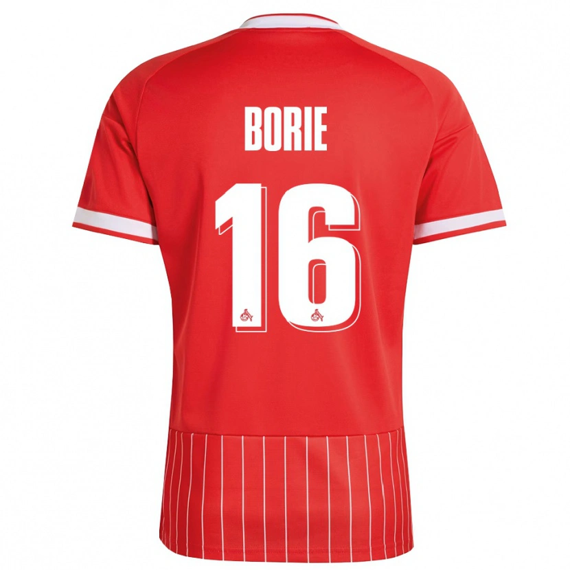 Danxen Kvinder Etienne Borie #16 Rød Hvid Grøn Udebane Spillertrøjer 2026/27 Trøje T-Shirt