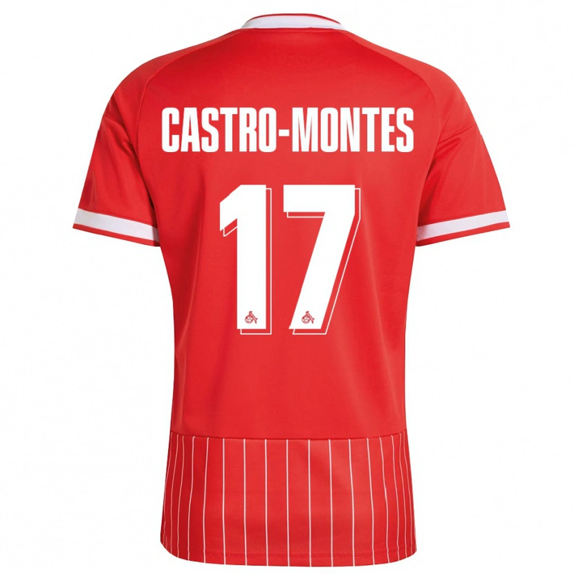Danxen Kvinder Alessio Castro-Montes #17 Rød Hvid Grøn Udebane Spillertrøjer 2026/27 Trøje T-Shirt