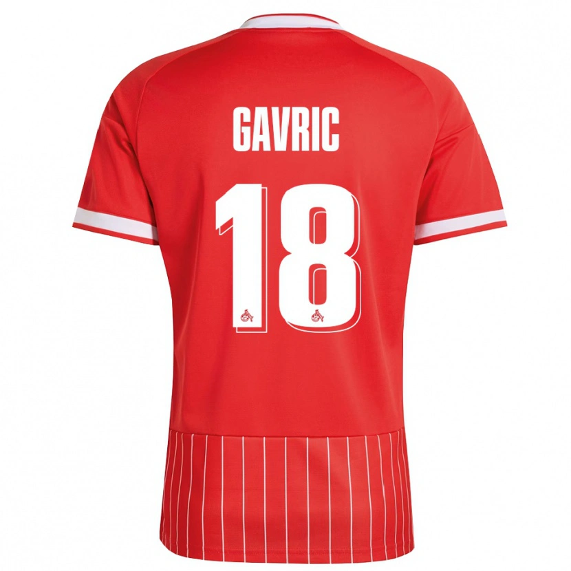 Danxen Kvinder Andrea Gavrić #18 Rød Hvid Grøn Udebane Spillertrøjer 2026/27 Trøje T-Shirt