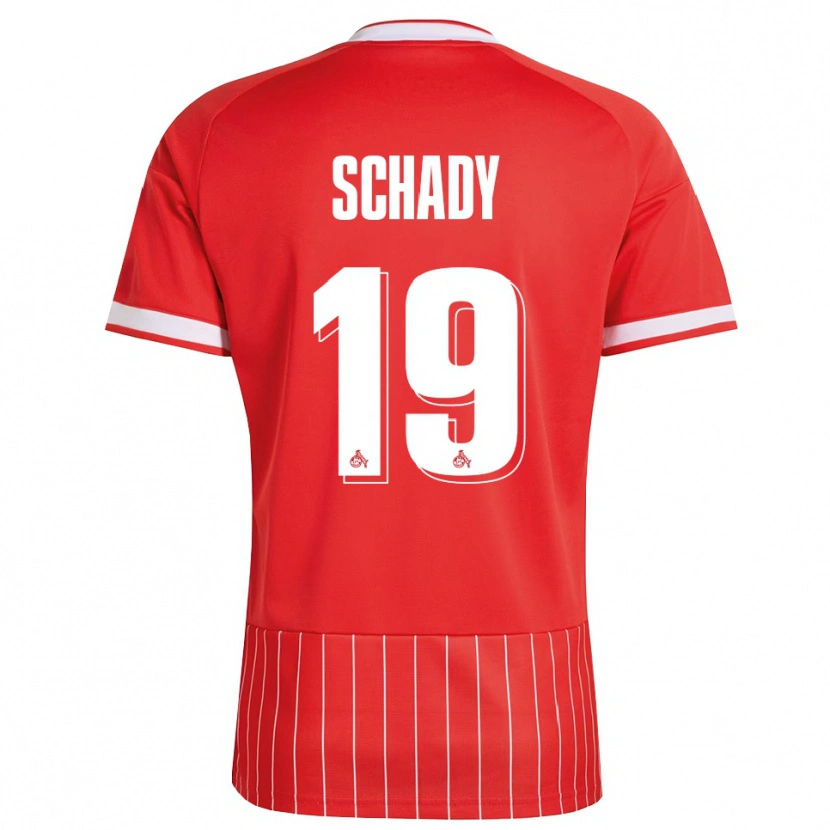 Danxen Kvinder Alexis Schady #19 Rød Hvid Grøn Udebane Spillertrøjer 2026/27 Trøje T-Shirt