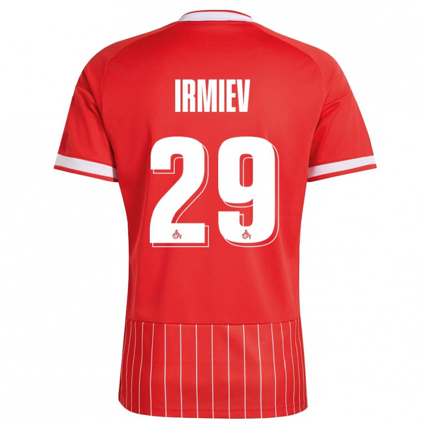 Danxen Kvinder Kristiyan Irmiev #29 Rød Hvid Grøn Udebane Spillertrøjer 2026/27 Trøje T-Shirt