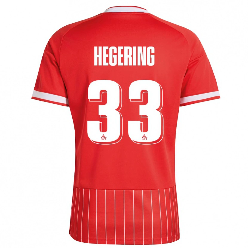 Danxen Kvinder Marina Hegering #33 Rød Hvid Grøn Udebane Spillertrøjer 2026/27 Trøje T-Shirt