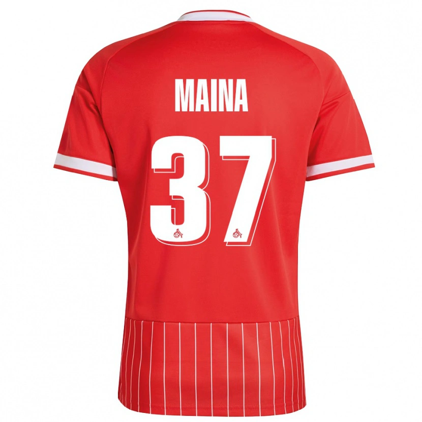 Danxen Kvinder Linton Maina #37 Rød Hvid Grøn Udebane Spillertrøjer 2026/27 Trøje T-Shirt