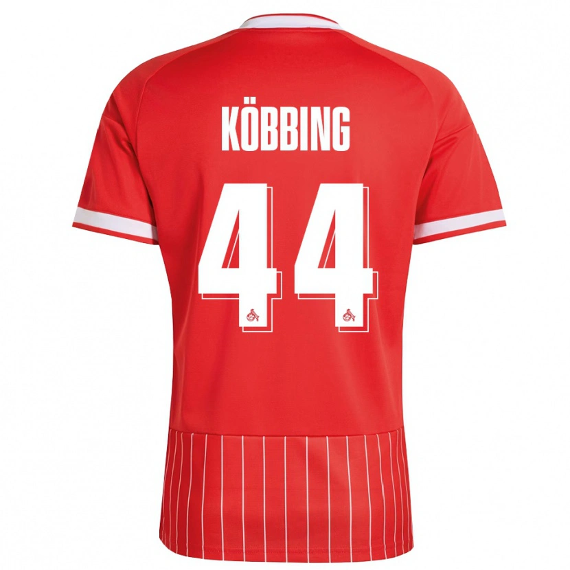 Danxen Kvinder Matthias Köbbing #44 Rød Hvid Grøn Udebane Spillertrøjer 2026/27 Trøje T-Shirt