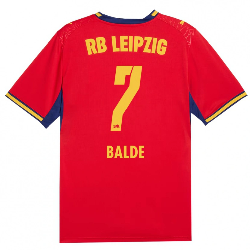 Danxen Kvinder Mamadu Baldé #7 Rød Gul Kongelig Blå Udebane Spillertrøjer 2026/27 Trøje T-Shirt