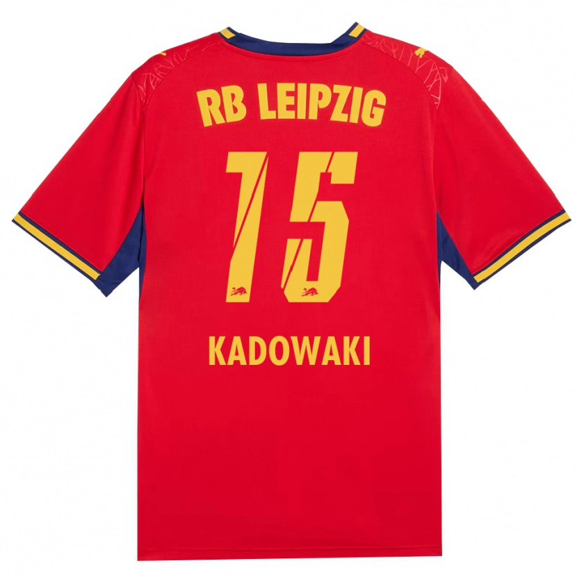 Danxen Kvinder Mai Kadowaki #15 Rød Gul Kongelig Blå Udebane Spillertrøjer 2026/27 Trøje T-Shirt