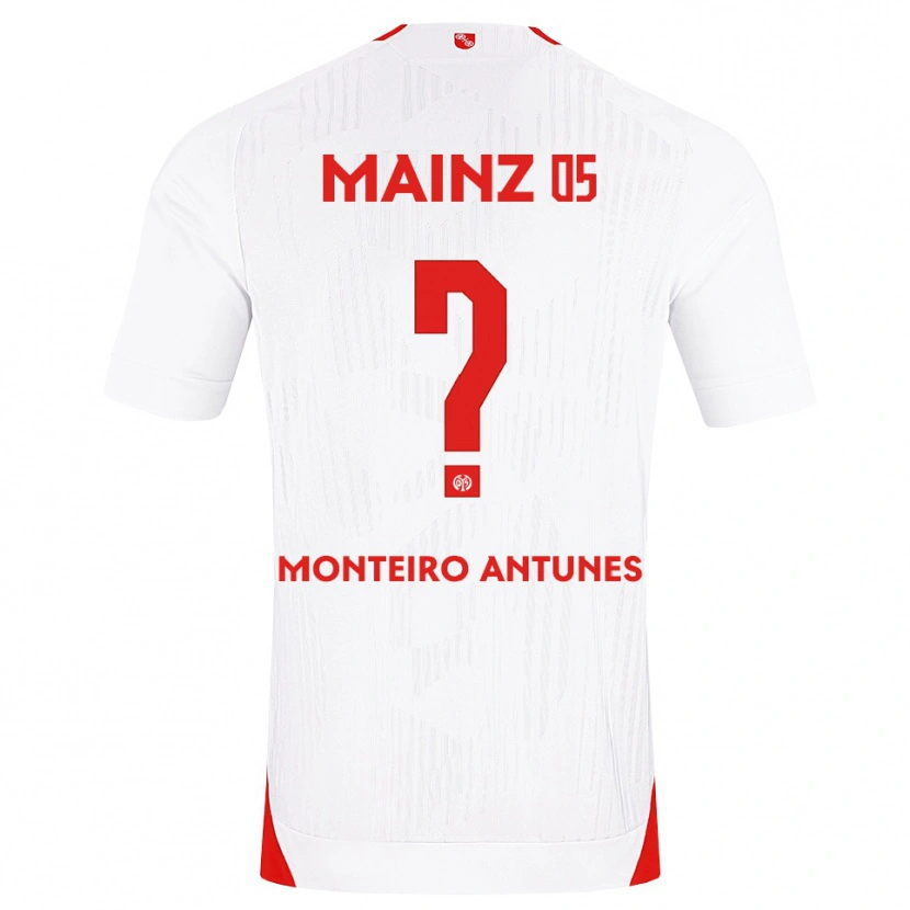 Danxen Kvinder Rafael Monteiro Antunes #0 Hvid Rød Gul Udebane Spillertrøjer 2026/27 Trøje T-Shirt