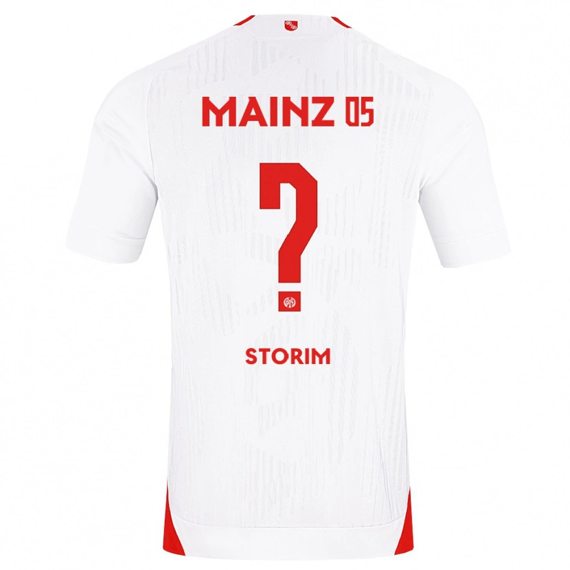 Danxen Kvinder Max Storim #0 Hvid Rød Gul Udebane Spillertrøjer 2026/27 Trøje T-Shirt