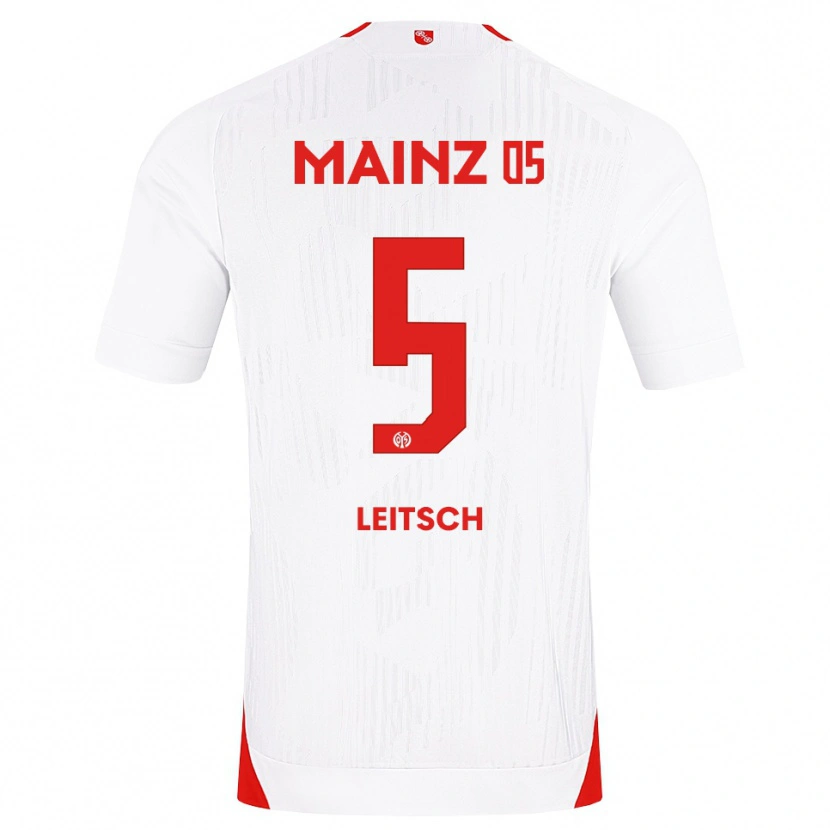 Danxen Kvinder Maxim Leitsch #5 Hvid Rød Gul Udebane Spillertrøjer 2026/27 Trøje T-Shirt