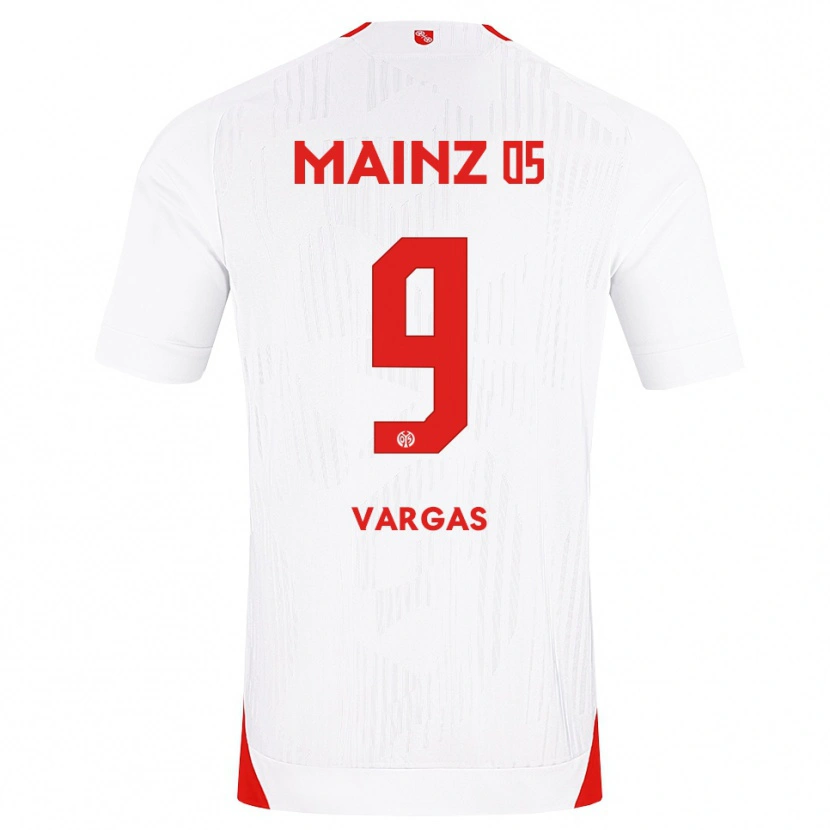 Danxen Kvinder Nayrobi Vargas #9 Hvid Rød Gul Udebane Spillertrøjer 2026/27 Trøje T-Shirt