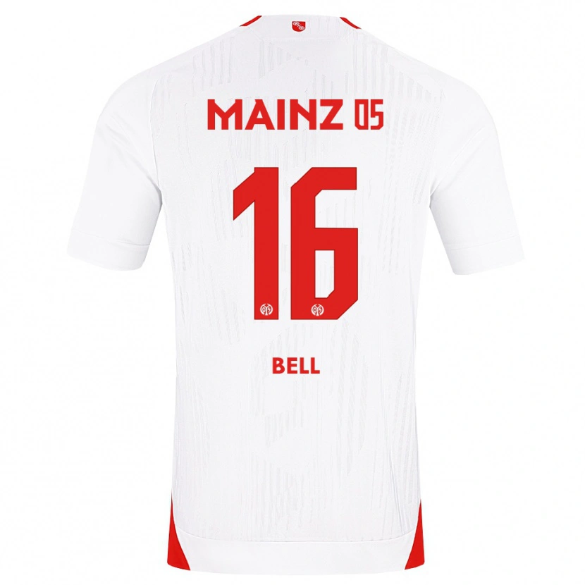 Danxen Kvinder Stefan Bell #16 Hvid Rød Gul Udebane Spillertrøjer 2026/27 Trøje T-Shirt