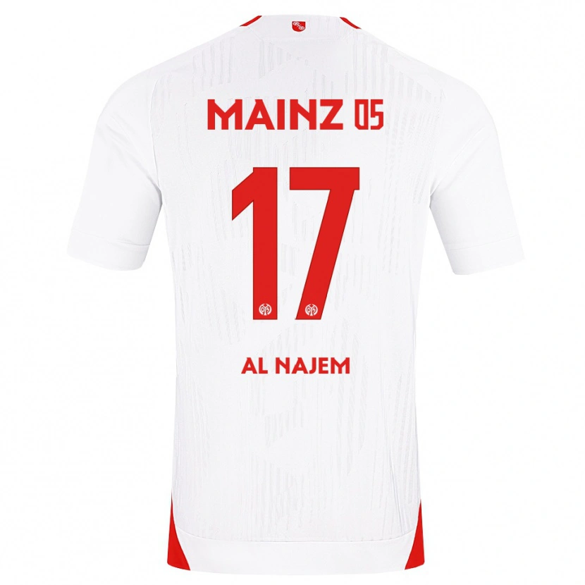 Danxen Kvinder Salma Al Najem #17 Hvid Rød Gul Udebane Spillertrøjer 2026/27 Trøje T-Shirt