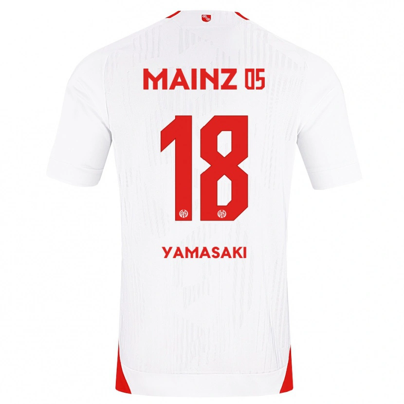 Danxen Kvinder Taiyu Yamasaki #18 Hvid Rød Gul Udebane Spillertrøjer 2026/27 Trøje T-Shirt