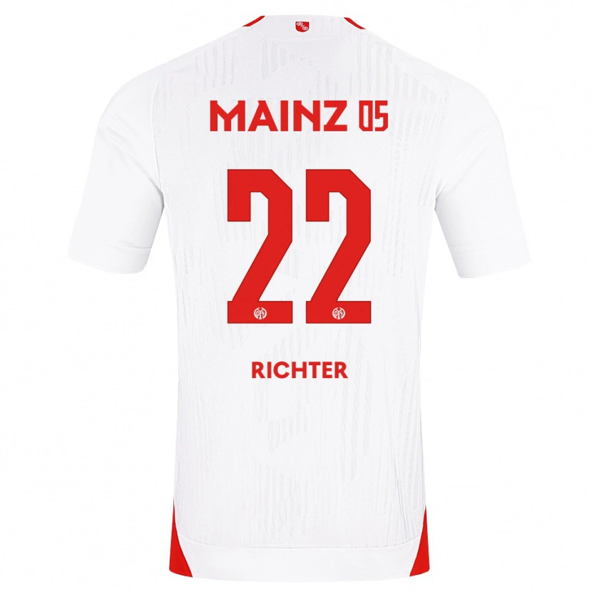 Danxen Kvinder Marco Richter #22 Hvid Rød Gul Udebane Spillertrøjer 2026/27 Trøje T-Shirt
