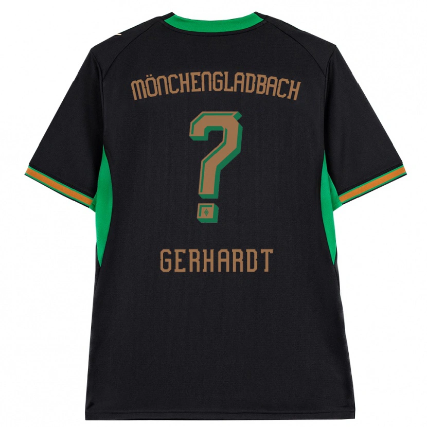 Danxen Kvinder Konstantin Gerhardt #0 Sort Orange Grøn Brun Udebane Spillertrøjer 2026/27 Trøje T-Shirt