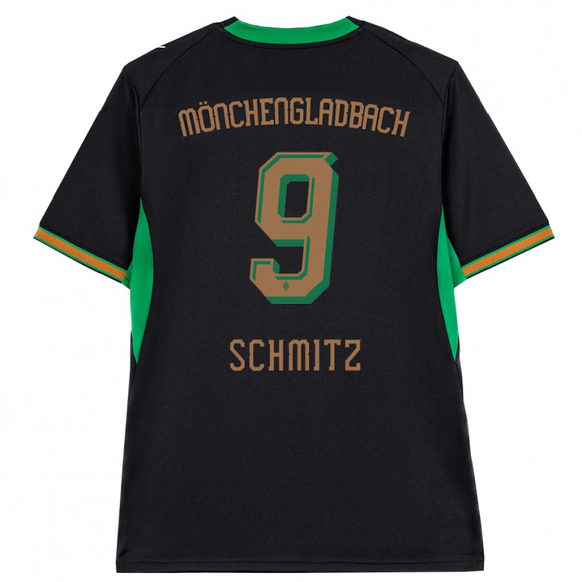 Danxen Kvinder Sarah Schmitz #9 Sort Orange Grøn Brun Udebane Spillertrøjer 2026/27 Trøje T-Shirt