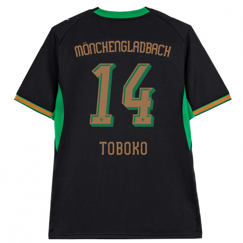 Danxen Kvinder Rubén Toboko #14 Sort Orange Grøn Brun Udebane Spillertrøjer 2026/27 Trøje T-Shirt