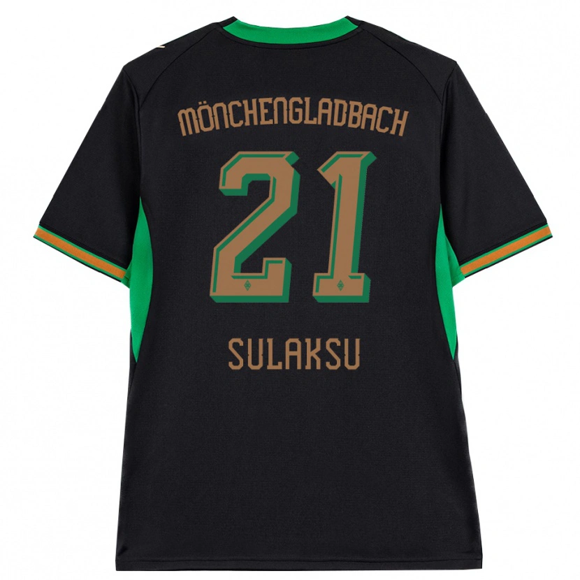 Danxen Kvinder Ozan Sulaksu #21 Sort Orange Grøn Brun Udebane Spillertrøjer 2026/27 Trøje T-Shirt