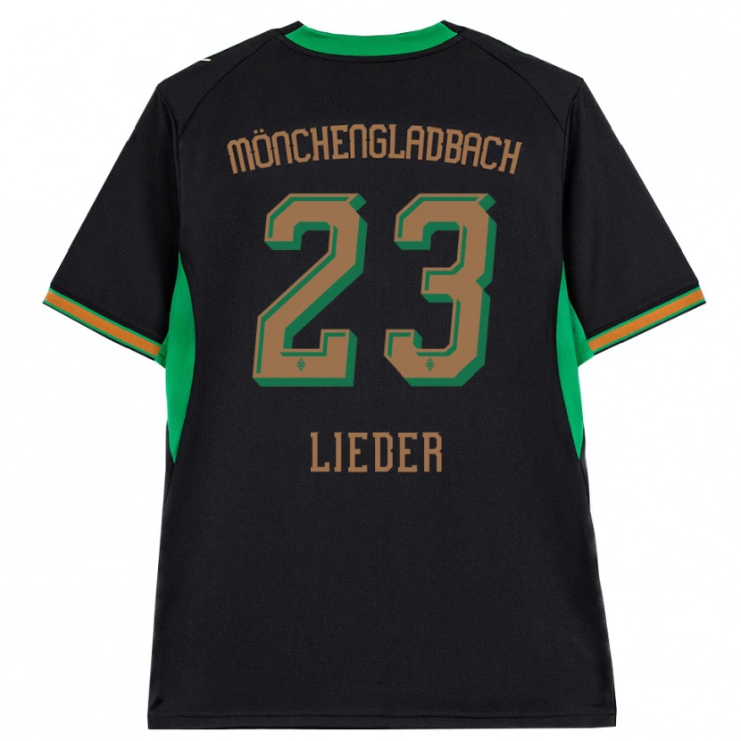 Danxen Kvinder Michel Lieder #23 Sort Orange Grøn Brun Udebane Spillertrøjer 2026/27 Trøje T-Shirt
