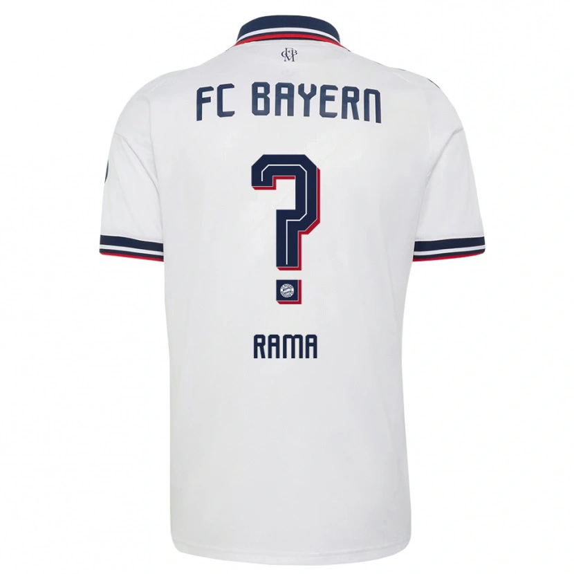 Danxen Kvinder Lamar Rama #0 Hvid Grå Rød Udebane Spillertrøjer 2026/27 Trøje T-Shirt