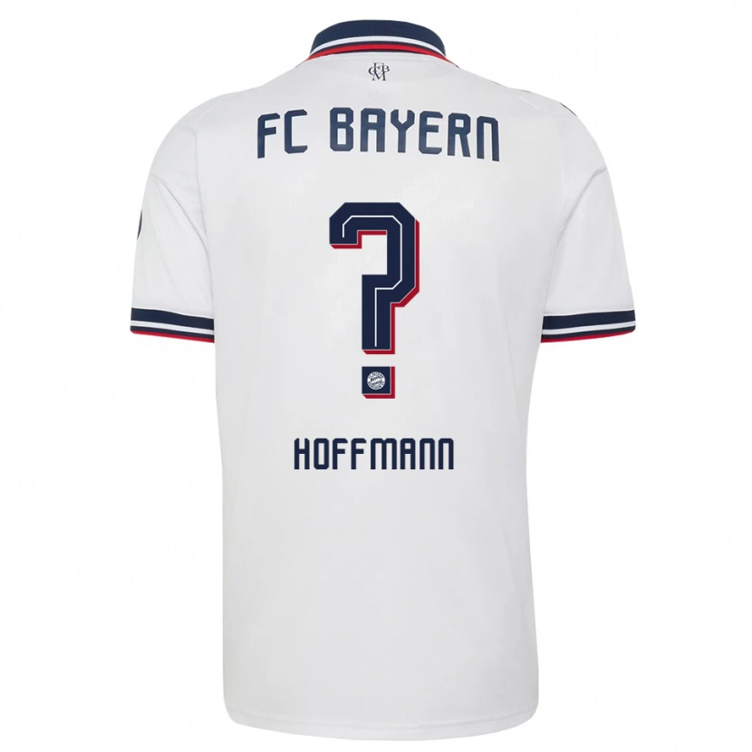 Danxen Kvinder Franz Hoffmann #0 Hvid Grå Rød Udebane Spillertrøjer 2026/27 Trøje T-Shirt