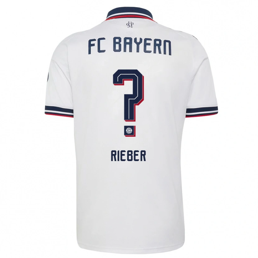 Danxen Kvinder Noah Rieber #0 Hvid Grå Rød Udebane Spillertrøjer 2026/27 Trøje T-Shirt