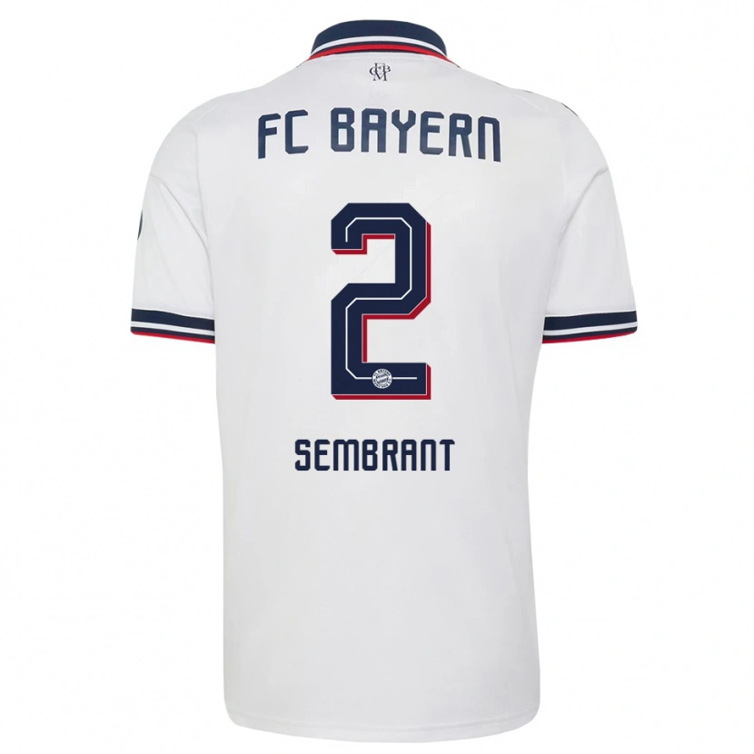 Danxen Kvinder Linda Sembrant #2 Hvid Grå Rød Udebane Spillertrøjer 2026/27 Trøje T-Shirt