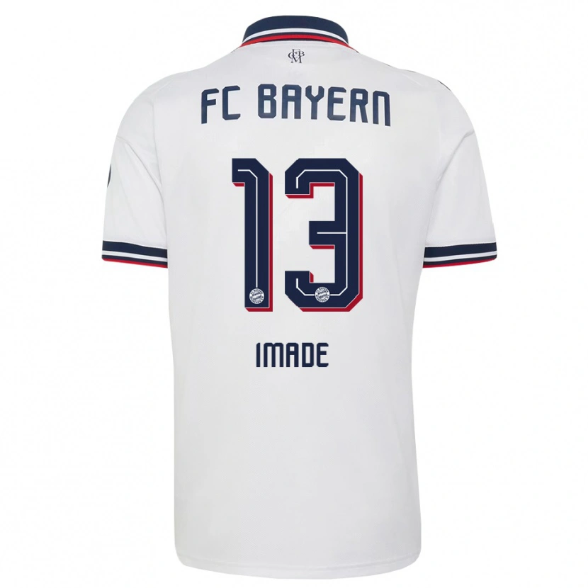Danxen Kvinder Wisdom Imade #13 Hvid Grå Rød Udebane Spillertrøjer 2026/27 Trøje T-Shirt
