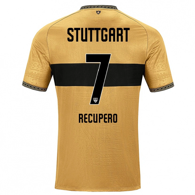 Danxen Kvinder William Recupero #7 Brun Sort Hvid Udebane Spillertrøjer 2026/27 Trøje T-Shirt