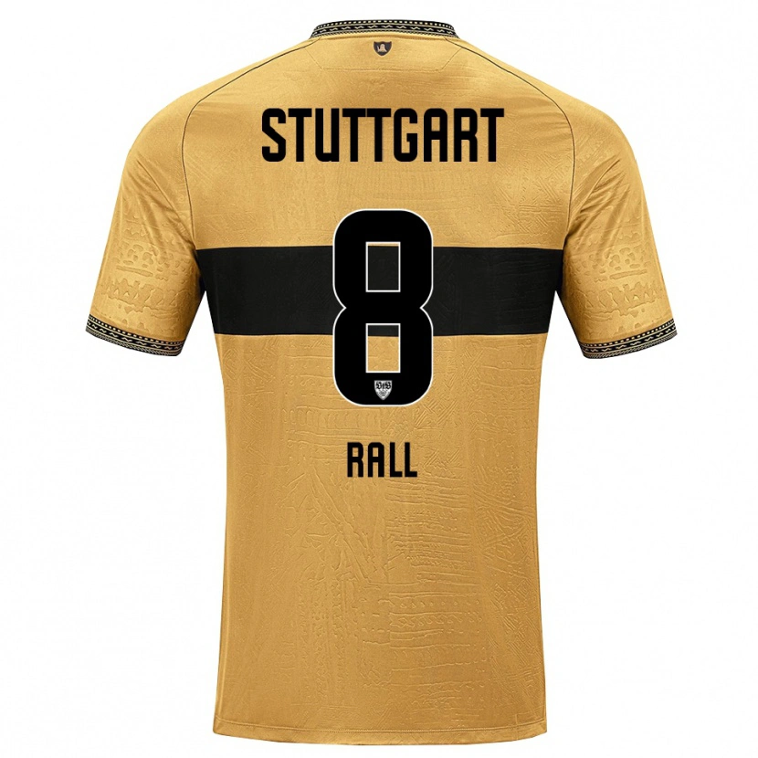 Danxen Kvinder Maximiliane Rall #8 Brun Sort Hvid Udebane Spillertrøjer 2026/27 Trøje T-Shirt