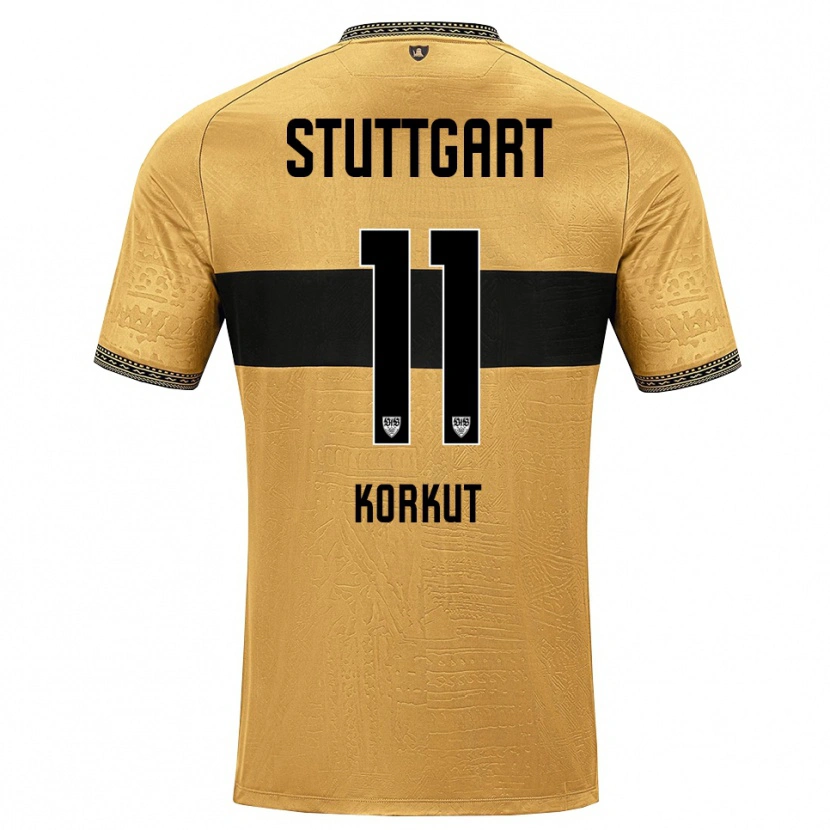 Danxen Kvinder Efe Korkut #11 Brun Sort Hvid Udebane Spillertrøjer 2026/27 Trøje T-Shirt