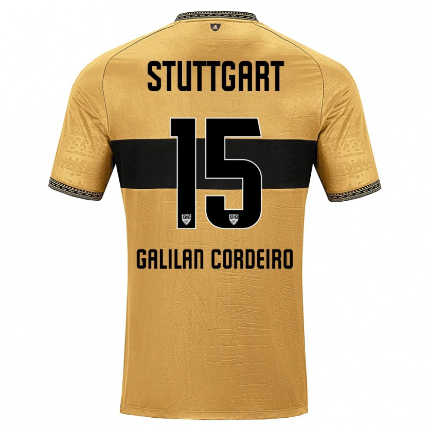 Danxen Kvinder Guilherme Galilan Cordeiro #15 Brun Sort Hvid Udebane Spillertrøjer 2026/27 Trøje T-Shirt