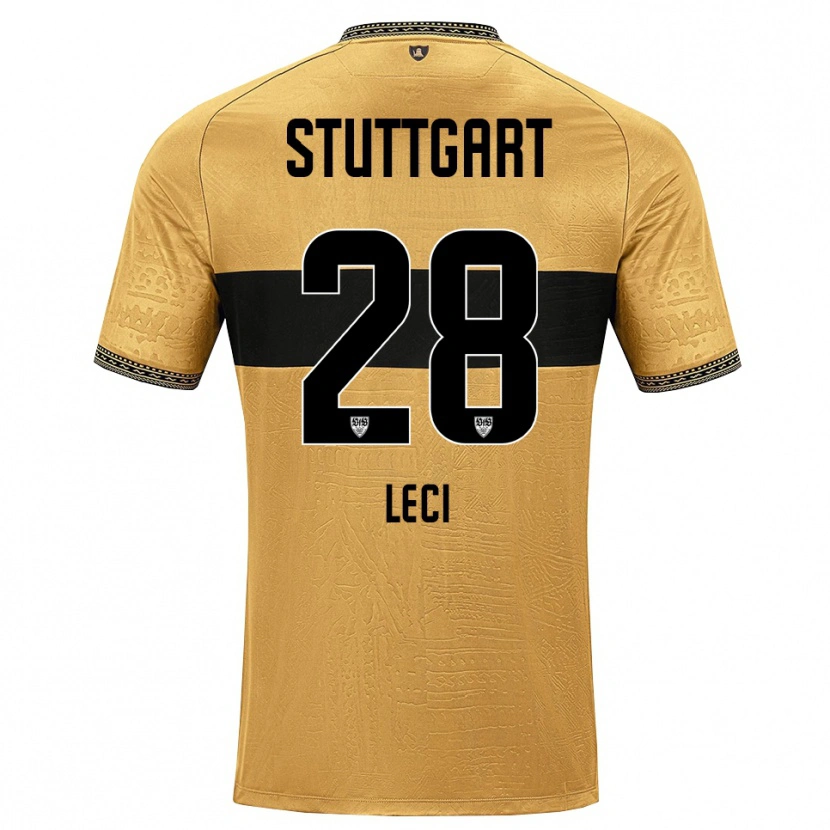 Danxen Kvinder Besarta Leci #28 Brun Sort Hvid Udebane Spillertrøjer 2026/27 Trøje T-Shirt
