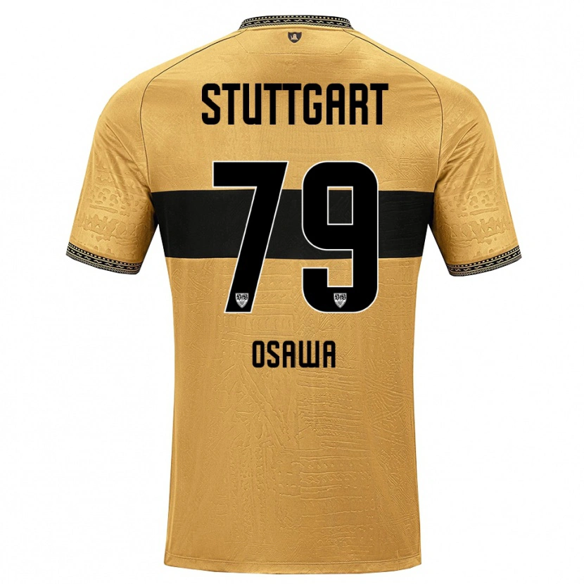 Danxen Kvinder Haruka Ōsawa #79 Brun Sort Hvid Udebane Spillertrøjer 2026/27 Trøje T-Shirt