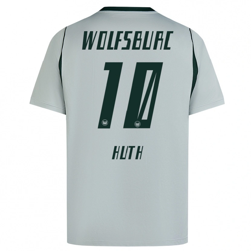 Danxen Kvinder Svenja Huth #10 Grå Grøn Udebane Spillertrøjer 2026/27 Trøje T-Shirt