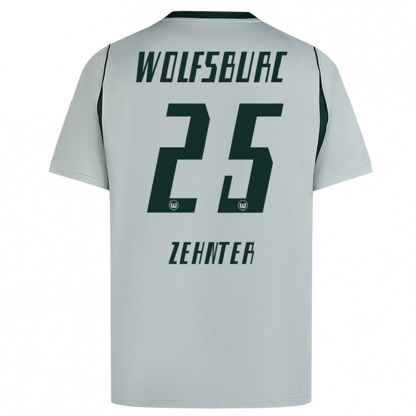 Danxen Kvinder Aaron Zehnter #25 Grå Grøn Udebane Spillertrøjer 2026/27 Trøje T-Shirt