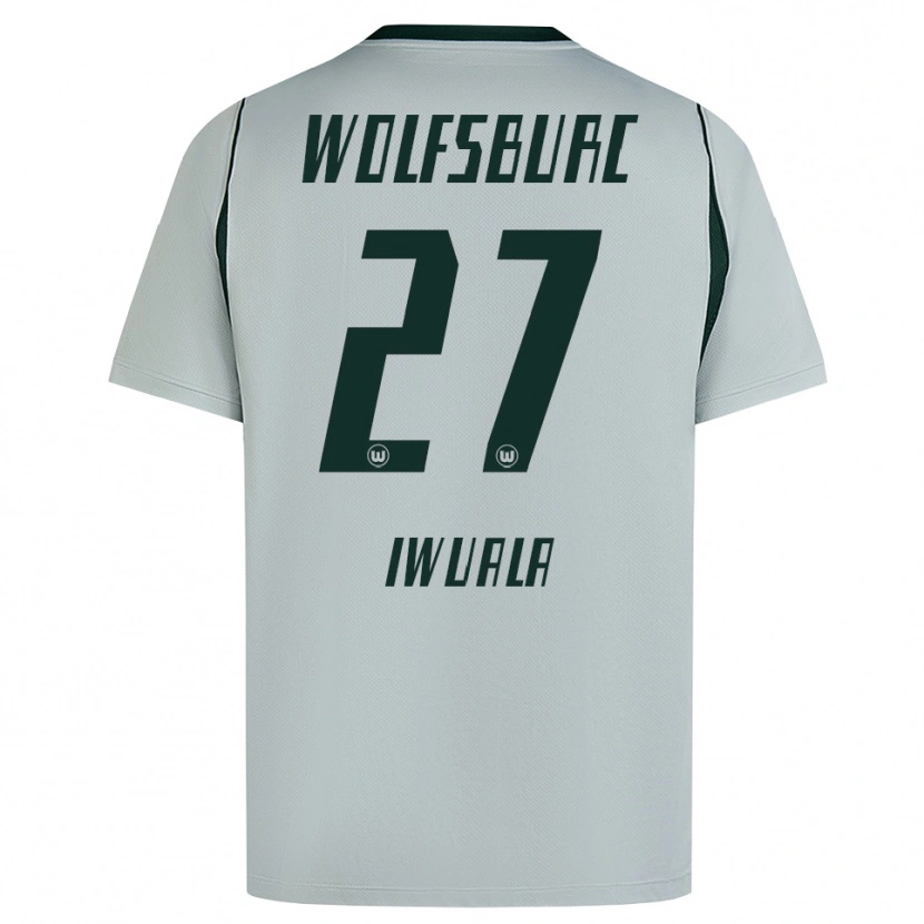 Danxen Kvinder Chisom Iwuala #27 Grå Grøn Udebane Spillertrøjer 2026/27 Trøje T-Shirt